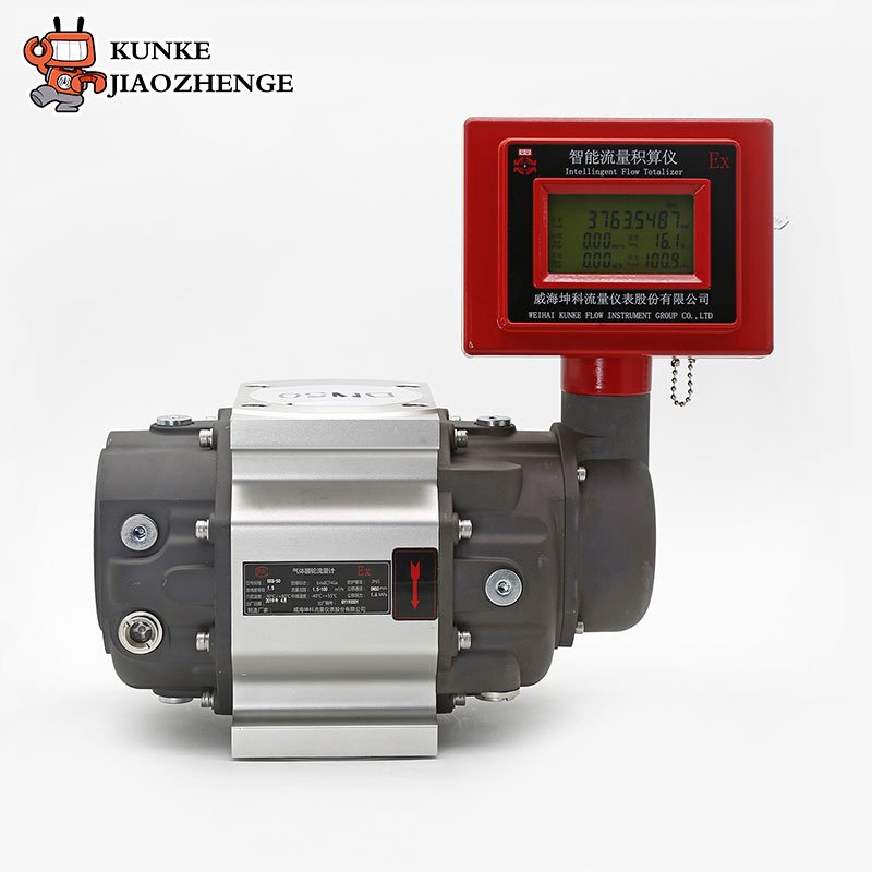 Customizable Stainless Steel Digital LPG Gas Flow Meter LCD Display for Water Oil Liquid Air Media