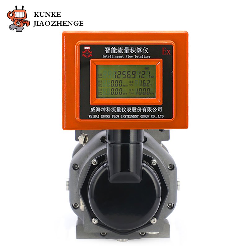 Customizable Stainless Steel Digital LPG Gas Flow Meter LCD Display for Water Oil Liquid Air Media