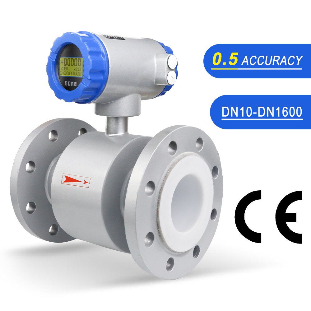 High Precision Electromagnetic Flow Meter 0.5% Accuracy Magnetic Flow Meter Meter Elektromagnetischer Durchflussmesser