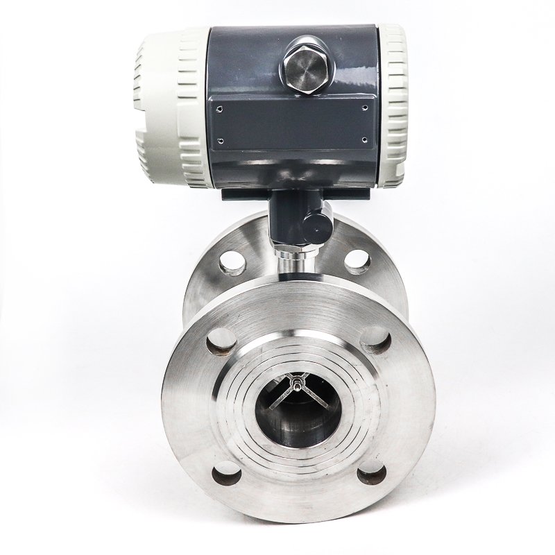 2-inch Pipeline Sanitary Food Application Turbine Flow Meter for Milk Beverage