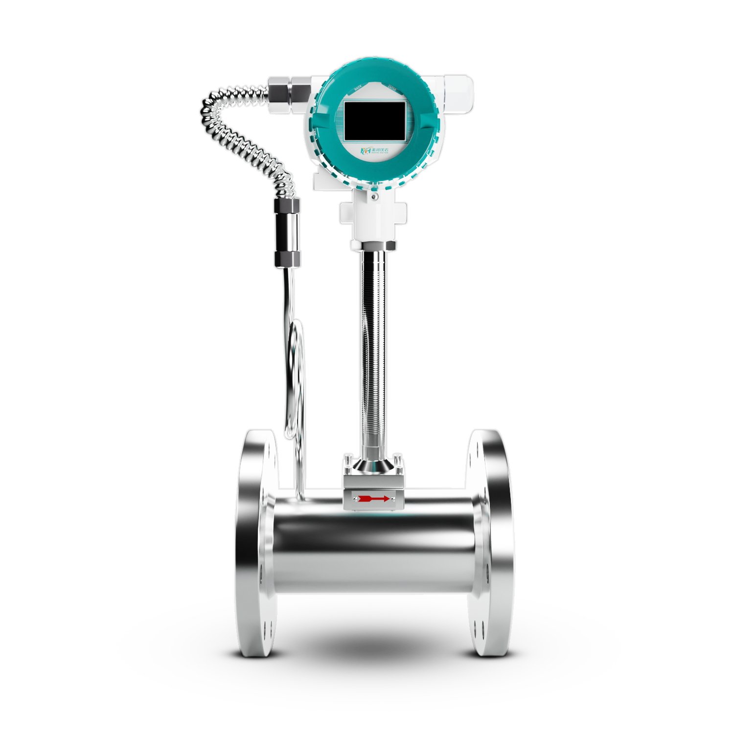 Vortex Flow Meter Price Compress air Nitrogen Saturated Overheat Steam Flowmeter Gas Flow Meter