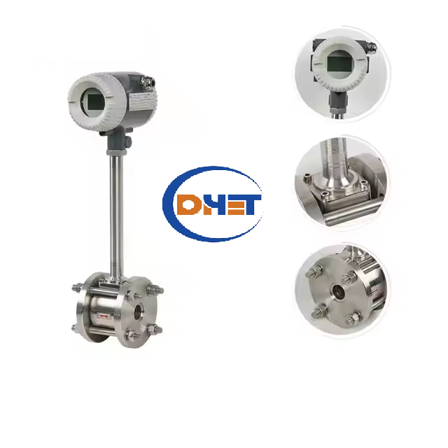 Compressed Air Oxygen Vortex Gas Flow Meter N2 Flowmeter