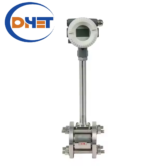 Compressed Air Oxygen Vortex Gas Flow Meter N2 Flowmeter