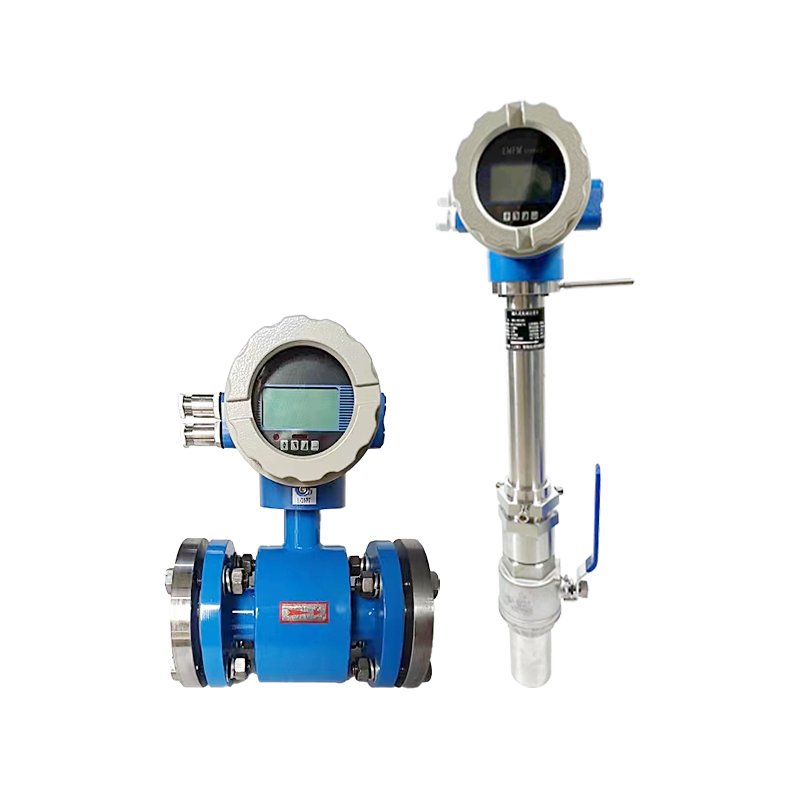 Atech Insertion-style Emag Waste Water Magnetic Flow Meter Battery Powered Plug-in Electromagnetic Flowmeter