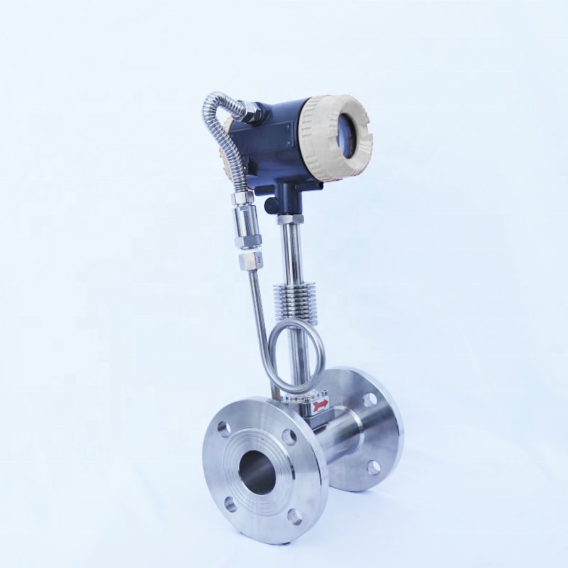 RS485 Compressed air Gas Co2 Flow Meter Carbon Dioxide Nitrogen Argon vortex Flow Meter for Boiler Steam vortex Flowmeter Price