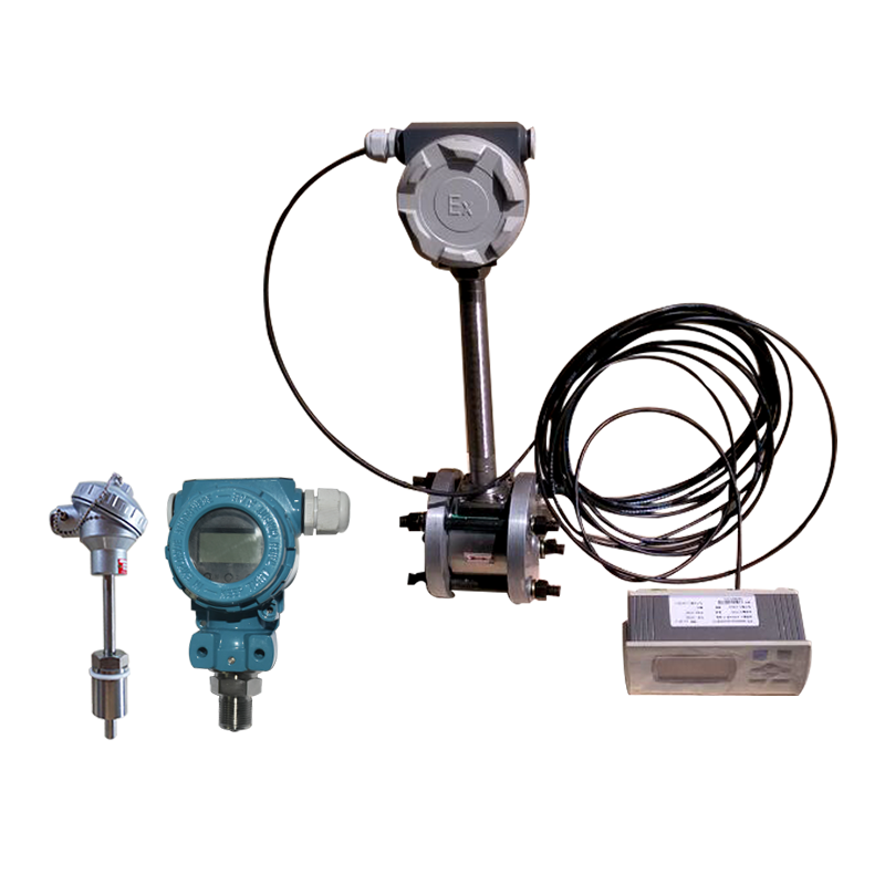 Sulfur Dioxide Gas Vortex Flow Meter With 4-20mA Output and 24VDC Vortex Flowmeter