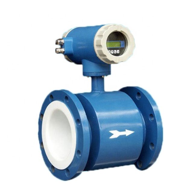 River Milk Micro Electromagnetic Flowmeter Sensor Liquid Control Magnetic Digital Water Flow Meter