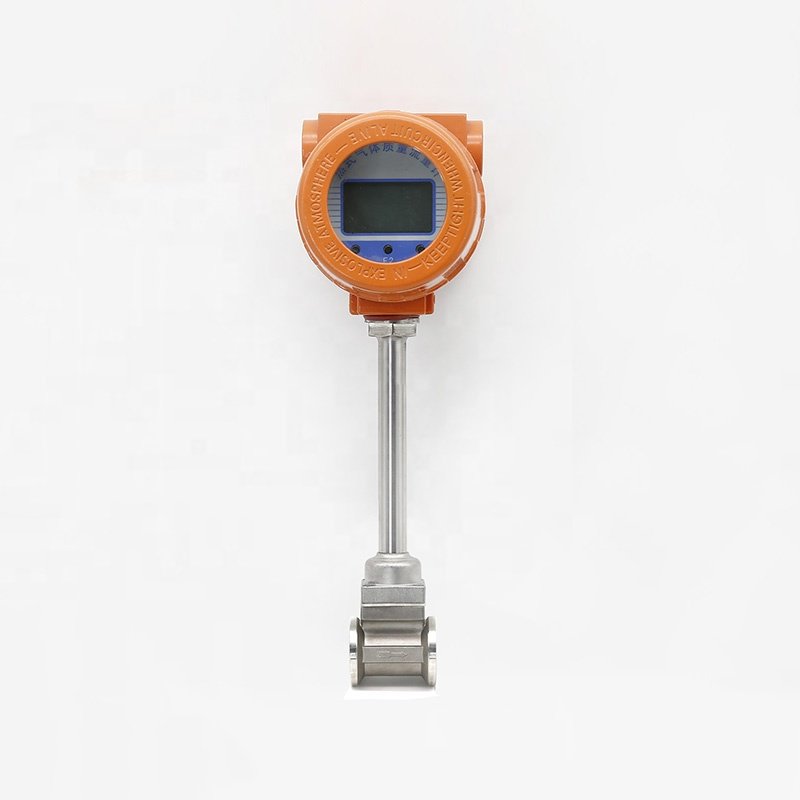 Factory RS485 High Temperature Compressed Air Natural Gas Digital Oxygen Thermal Mass Flow Meter