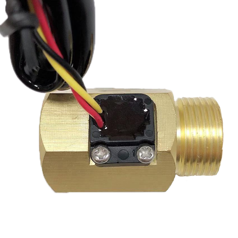 DN8-DN50 Customizable Water Flow Sensor Brass Hall Flow Meter Sensor DC 3-24v Turbine Flow Rate Sensor For RO Water Purifier