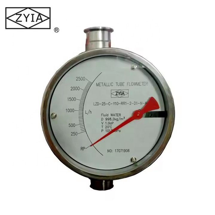 LZZ-50 Flange Variable Area Digital Waste Water Flow Meter Metal Tube Hcl Rotameter 2 Inch Alcohol Flow Meter