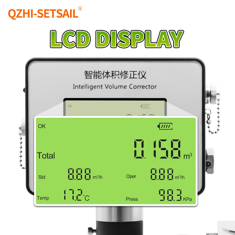 Cloud Intelligent Gas Flowmeter GPRS Wireless Remote Temperature and Pressure Compensation RS485 Gas Flow Meters Compressed air