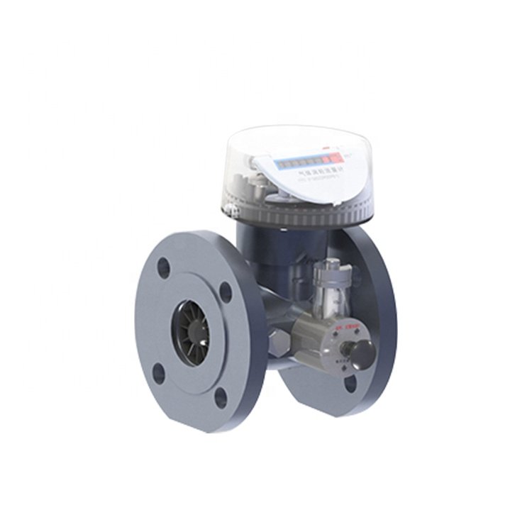 High Precision Chinese Natural Gas Flow Meter 4-20mA Signal Turbine Type LPG Gas Turbine Flowmeter