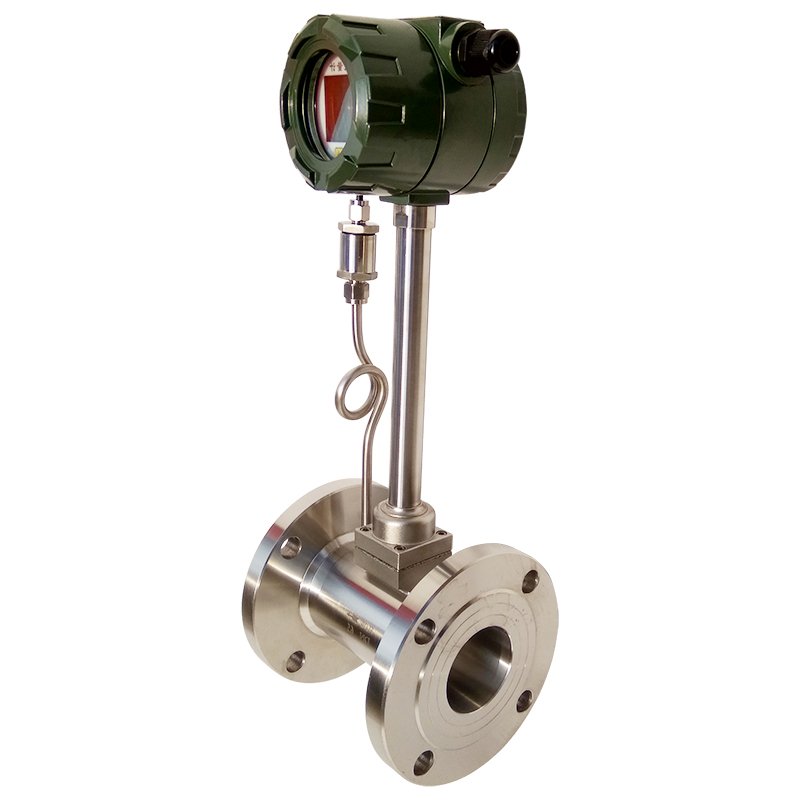 DC24V Explosion Proof 1.0% Accuracy Intelligent DN1000 Flange Type Insertion Vortex Gas Flow Meter for Boiler Steam