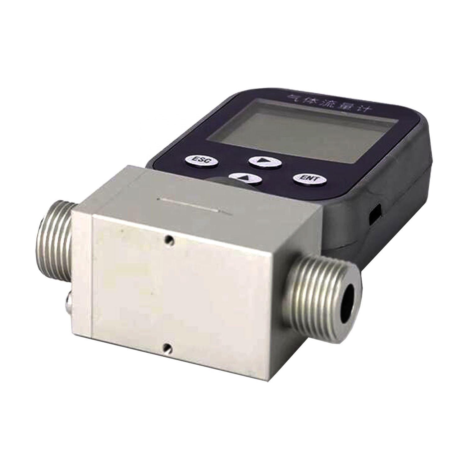 ESMF009 24VDC Flow Meter for Compressed air , Digital Gas Flow Meter with Rs485 /4-20ma Output