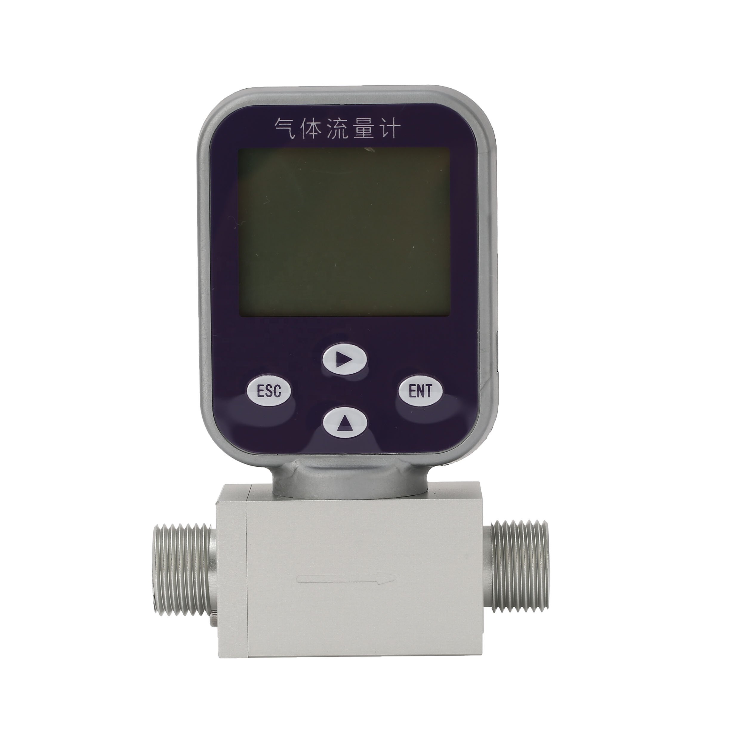 ESMF009 24VDC Flow Meter for Compressed air , Digital Gas Flow Meter with Rs485 /4-20ma Output