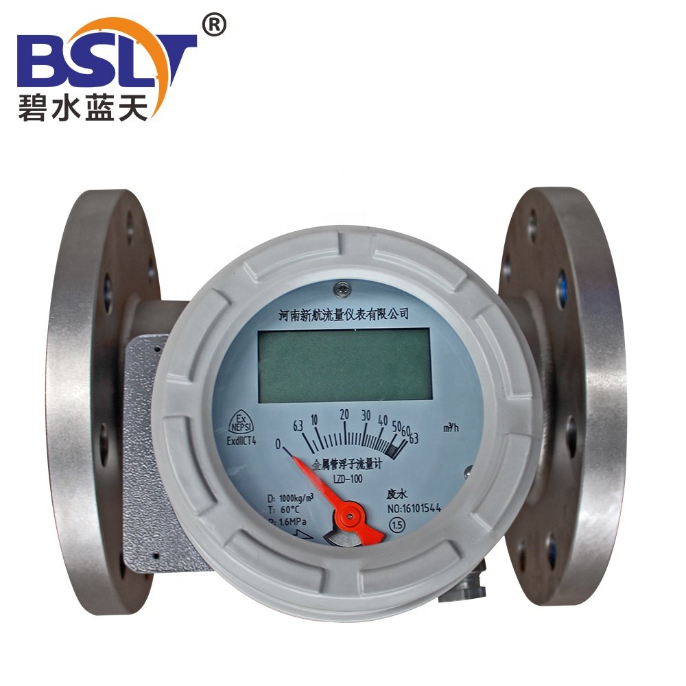 OEM Customizable ATEX Certified Flow Meter Stainless Steel Plastic Flange Connection for Water Liquid Air Measurement Metal Tube