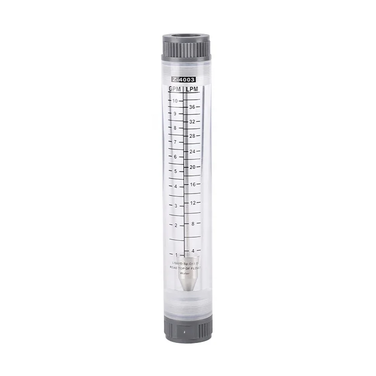 Handheld Direct Reading Wireless Flow Meter Acrylic Panel Water Flowmeter With Acrylic Scale Plate