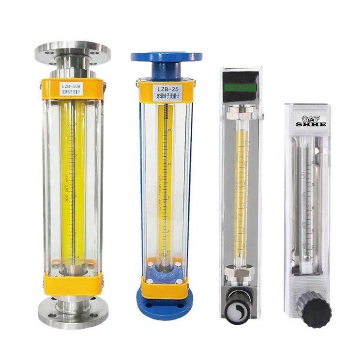 OEM Customizable PTFE Glass Tube Rotameter With Anti-Corrosive Material Without Valve