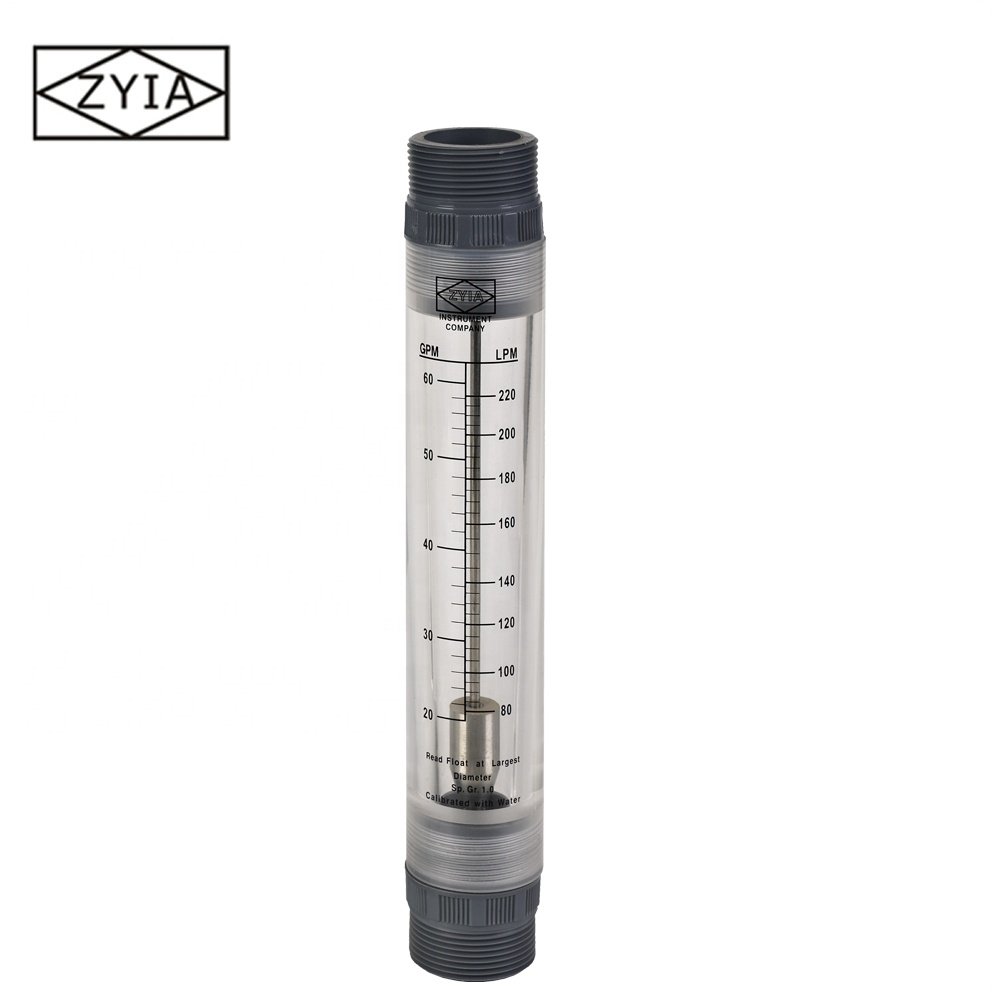 Manufacturer Water Digital Rotameter Plastic Flow Meter L/min air Rota Flow Meter