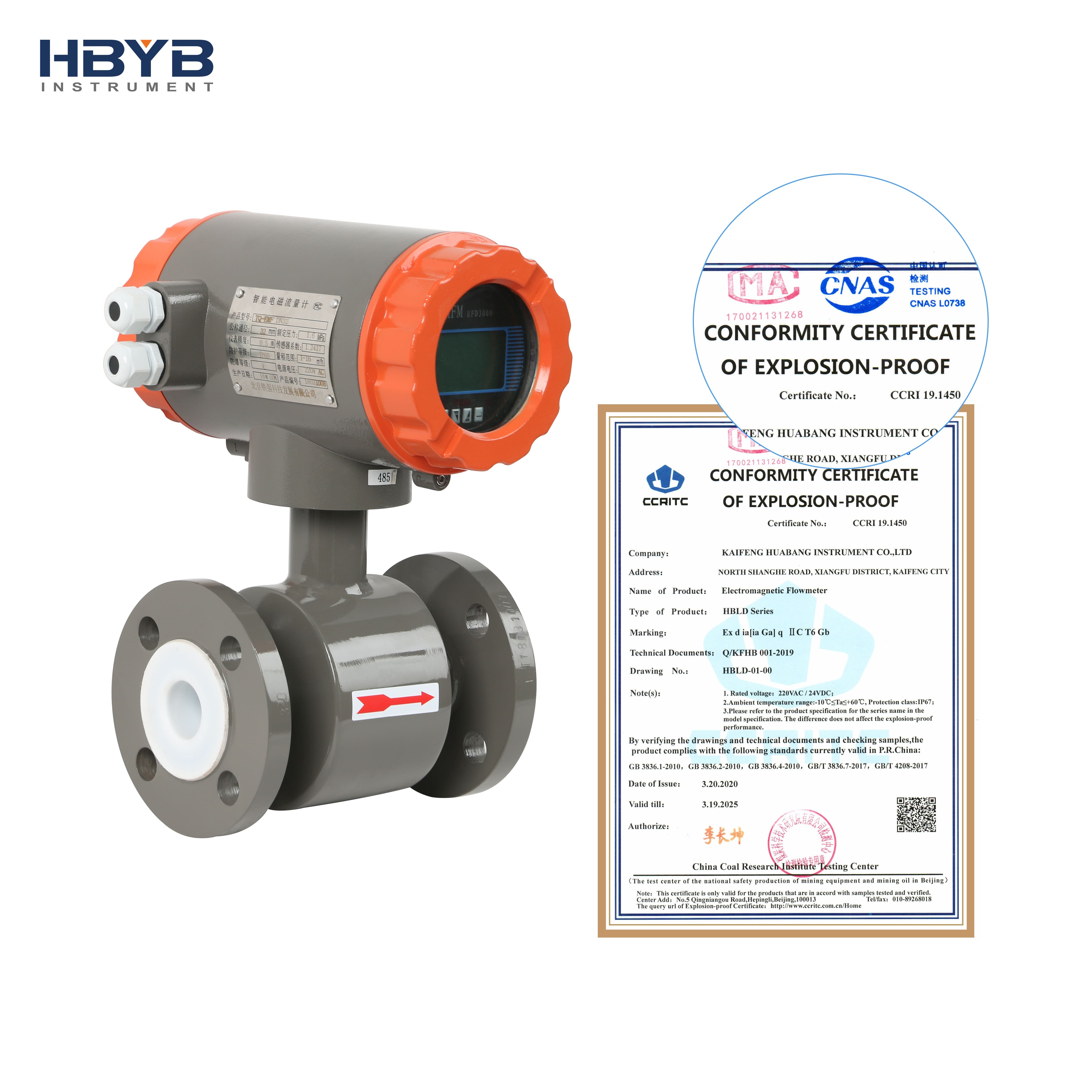 Remote Type Converter Magnetic Flow Meter and Electromagnetic Flowmeter Magnetic Water Flow Meter