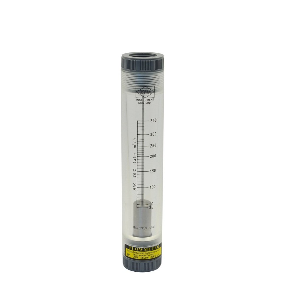 Hot Selling LZM-15G Type Tube Rotameter Inline Acrylic Flowmeter O2 air Hot Gas Flowmeter