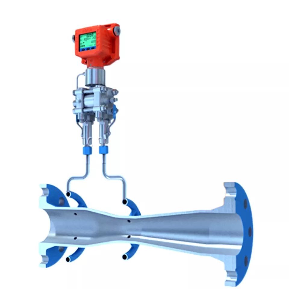 V-Shaped Cone Flowmeter Differential Pressure Meter Cone Flowmeter Flow Meter