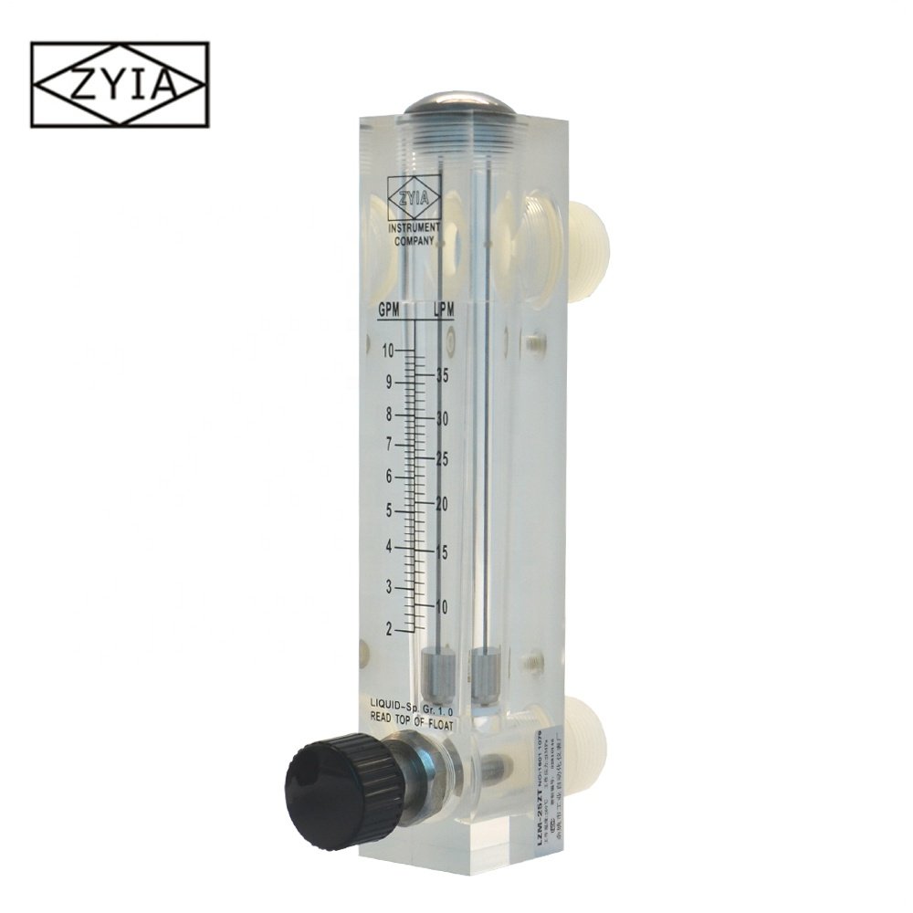 Ro System Acrylic Panel Type Variable Sea Water Meter Flow Meters Salt Water Gas Rotameter Flow Meter for Liquid