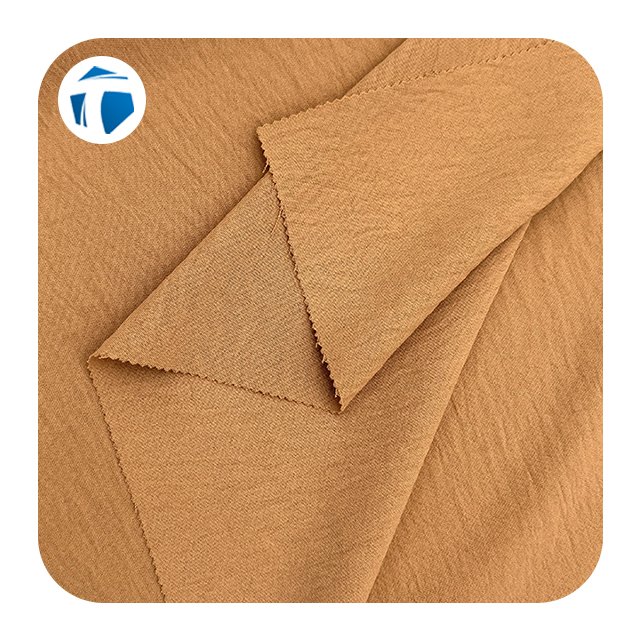 Fashion Soft 100% Polyester Lightweight Thickness Stripe Solids Style 150cm 150-170GSM Weight CEY Fabric for Women Clothes