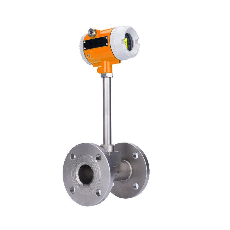 Electronic Digital Compressed Air & Water Flow Meter Sensor Steam Type Gas Vortex Flow Meter OEM Customizable for Measurement