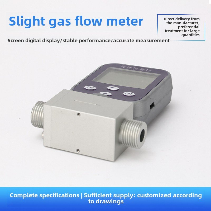 Intelligent Digital Stainless Steel Mass Flow Meter Tiny Dn10 Mems Flow Meter for Nitrogen Oxygen Air Natural Gas ATEX Certified