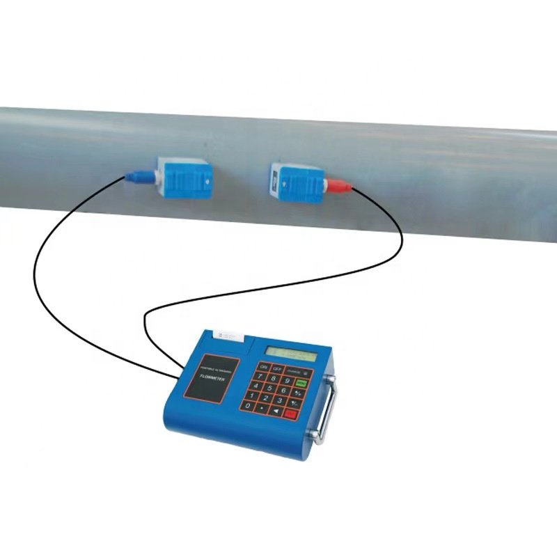 Liquid Data Logger Portable Print Flow Meter Digital Data Print Meter Print Ultrasonic Flow Meter