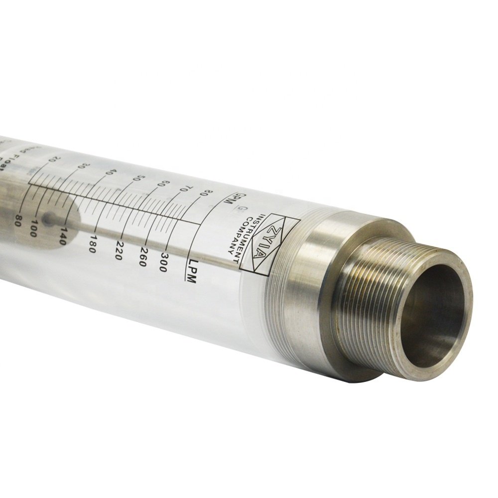 LZM-G Series Tube Stainless Steel Float Water Meter Flow Meter Mini Liquid GPM LPM Flow Meter for RO System