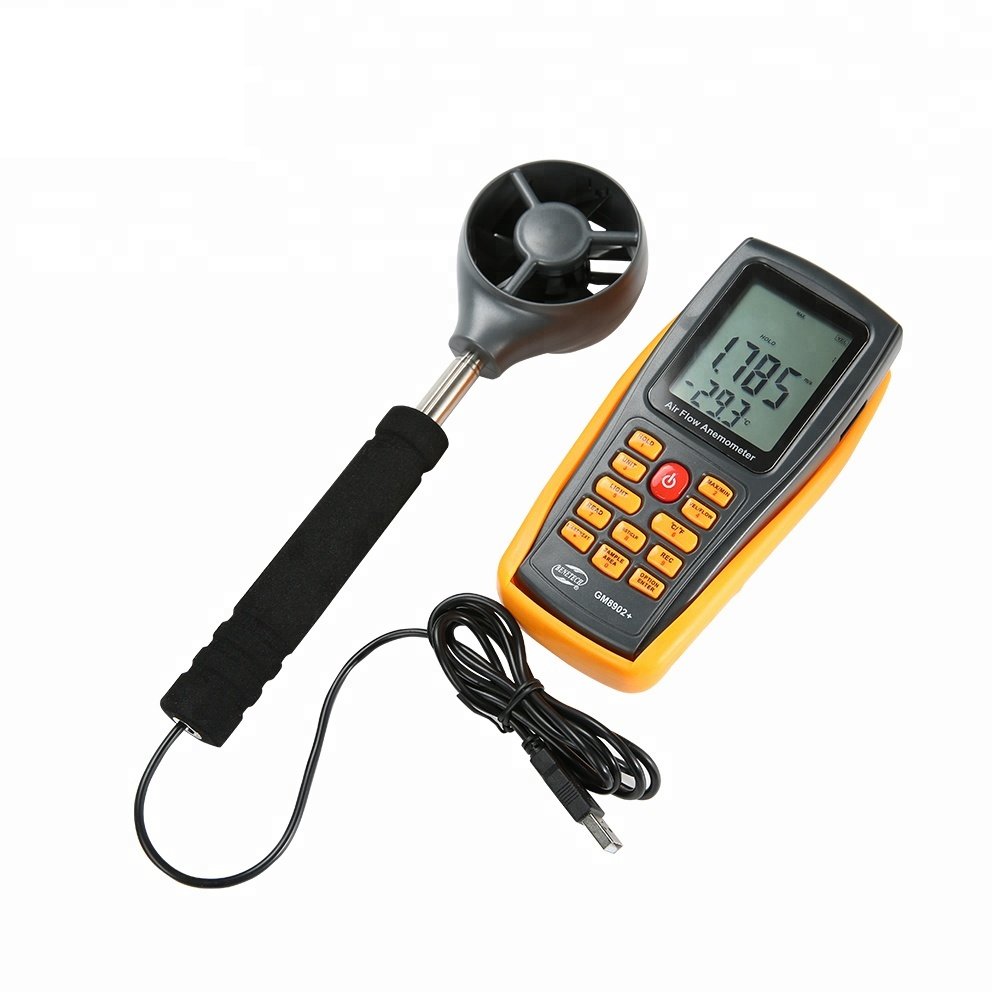 BENETECH GM8902+Wind Anemometer Data Logger Air Velocity Flow Teste