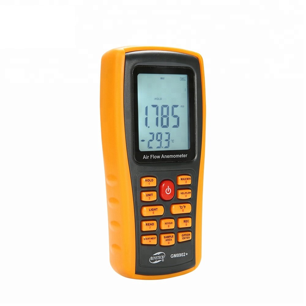 BENETECH GM8902+Wind Anemometer Data Logger Air Velocity Flow Teste