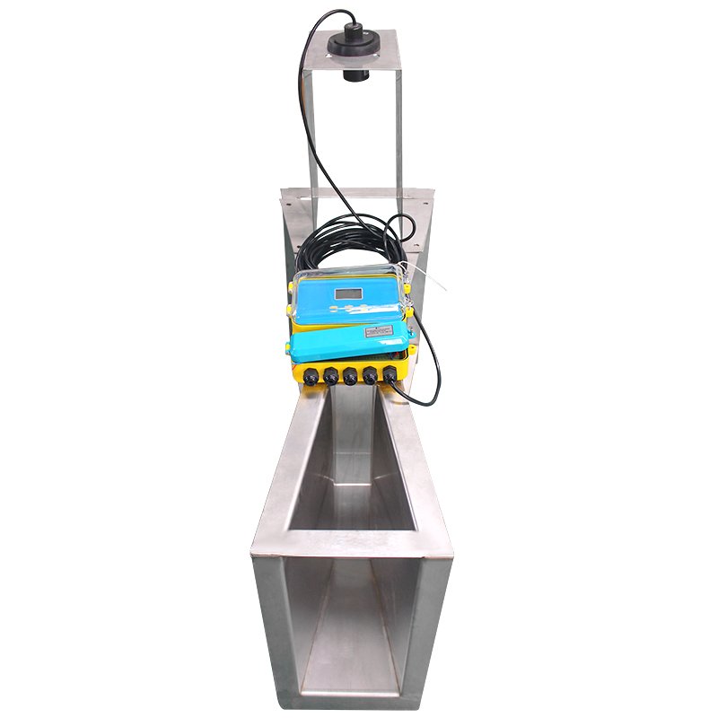 Portable Ultrasonic Electronic Water Flow Meter for Open Channel Low-Cost Parshall Flume Flowmeter