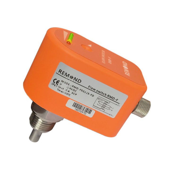 Oil Flow Switch Relay/ PNP/ NPN Output Signal Flow Sensor 24V Electronic Water Flow Switch