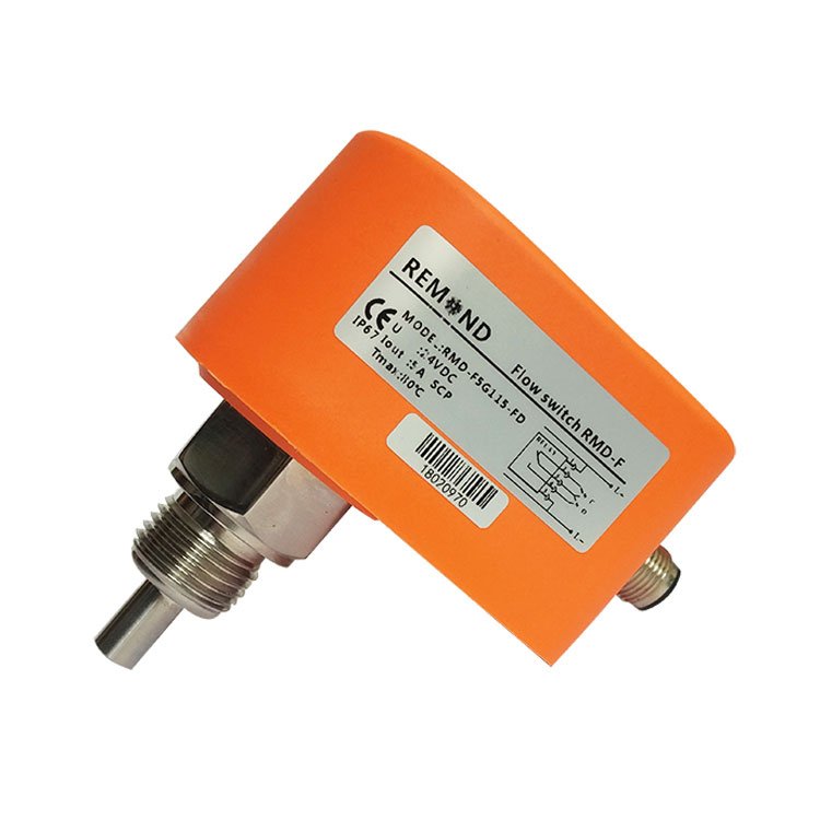 Oil Flow Switch Relay/ PNP/ NPN Output Signal Flow Sensor 24V Electronic Water Flow Switch
