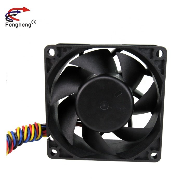 Guangdong Exhaust Fan 70x70x32mm 3800RPM Rivet Plastic Fans 70mm Dc 5v 12v 24v