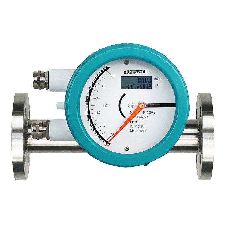 Customizable Digital Flowmeter with Metal Rotor and Stainless Steel Shell Measures Liquid and Gas for Water Oil OEM Supported