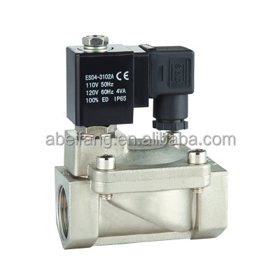 Solenoid Valve Brass Material 304SS Valve Electric Butterfly Valve