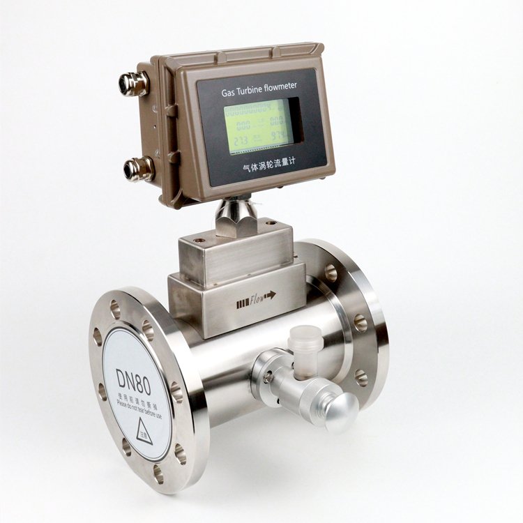 RS485 Battery Powered Gas Turbine Flow Meter Lwgq Smart Sanitary Cheap Natural Lpg Methane Flowmeter Gas Turbine Flow Meters