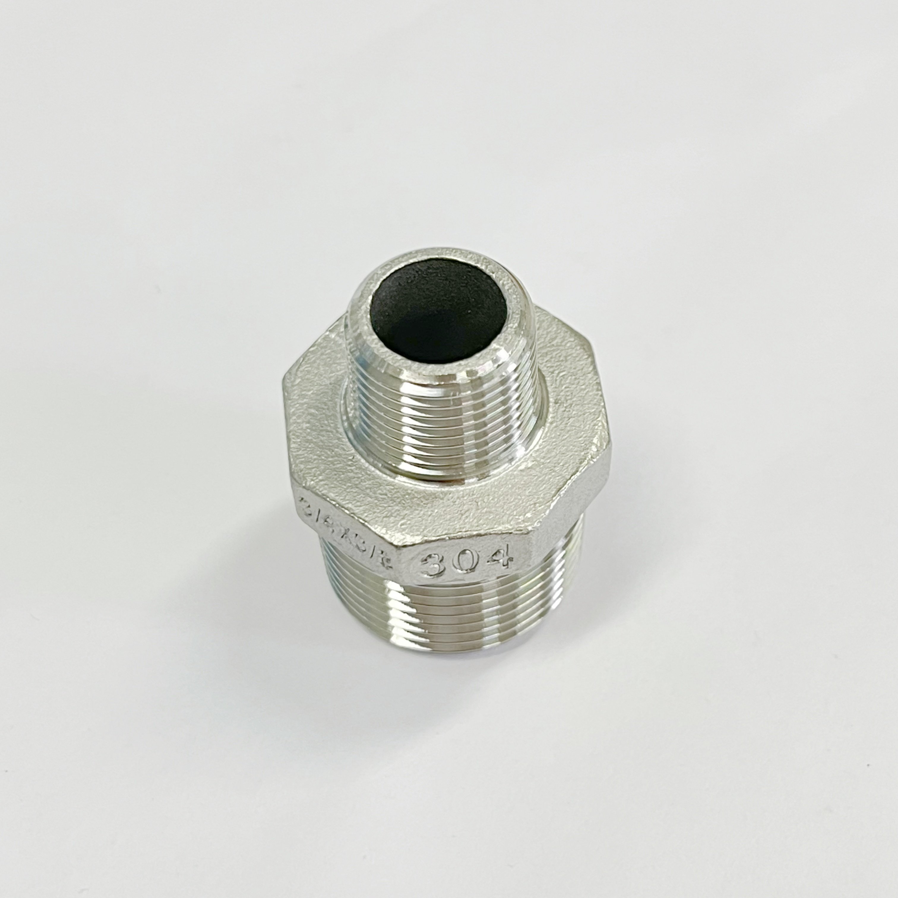 WAKAMASTU 304 Stainless Steel Hex Nipple Reducing Pipe Fitting Kitchen Bathroom Faucet Supply Adapter Connector Reducer