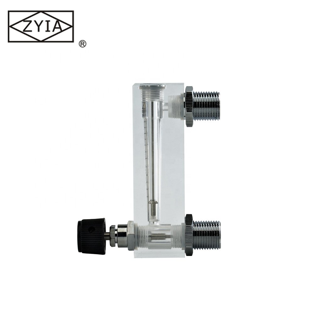 High Quality Panel Type Portable Gas Acrylic Tube Rotameter Flow Indicator Meter for Water