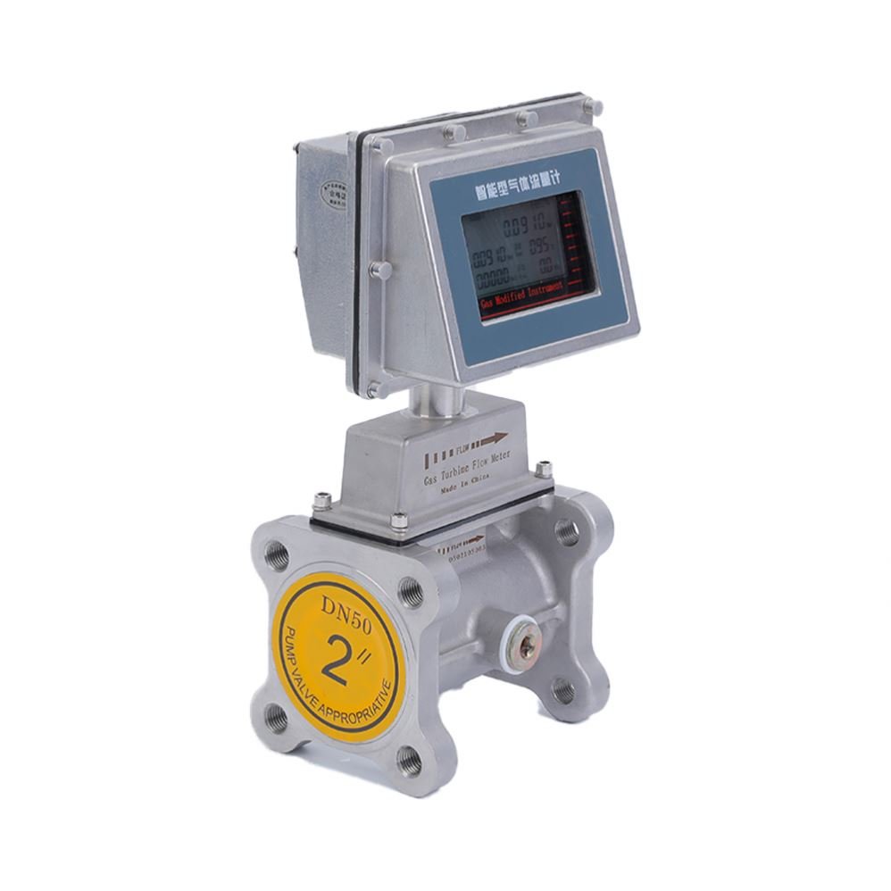 Natural Gas Flow Meters Digital Gas Flowmeter Air Flow Meter Stainless Steel Turbine Flow Mete
