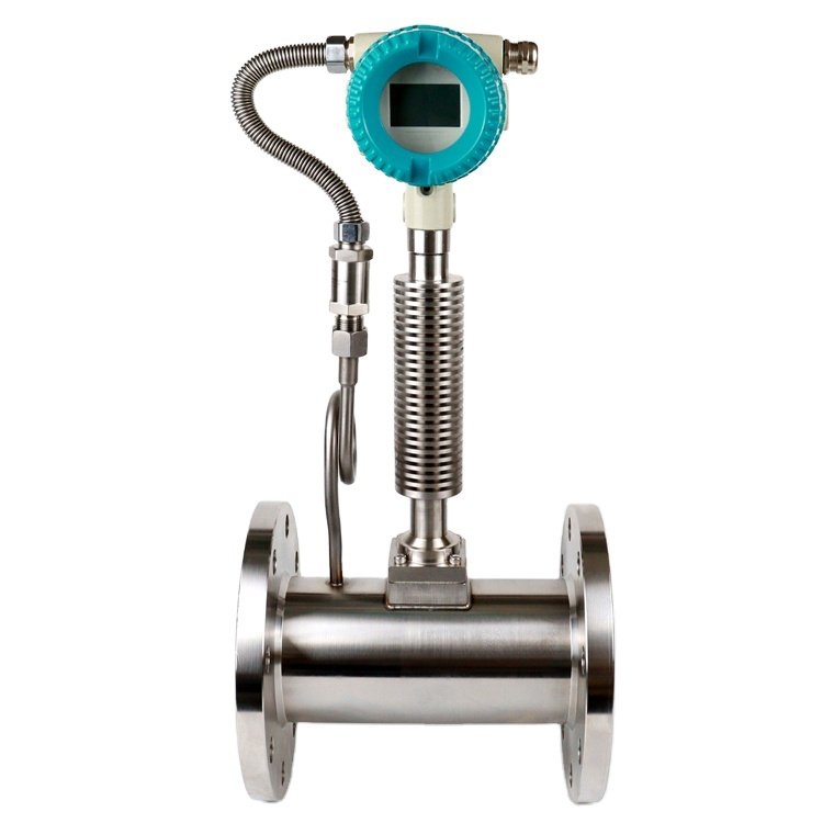 Chemical Gas Price Air Flow Sensor Peak Air Tube 420Ma Rs485 High Temperature Vortex Flowmeter Liquid Swirl 4-20ma Flowmeter