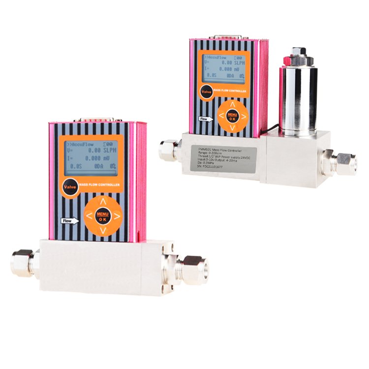 SENTEC FMM501 Series Digital Micro Motion Flow Meter Air Gas Mass Flow Meter Mass Micro Flow Controller With RS485/0-5V