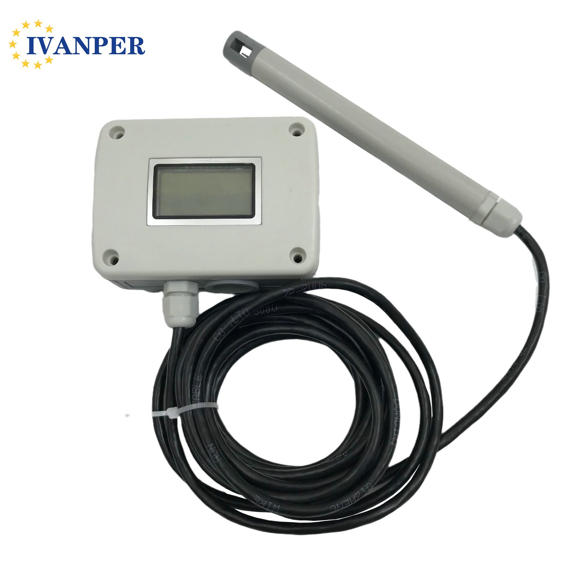 IVANPER AF410 air Velocity Sensor Meter air Flow Velocity Meter Duct Wind Speed Sensor
