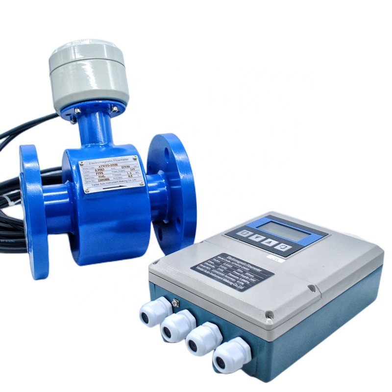 Condensate Water Flow Meter Integrated Electromagnetic Flow Meter 4-20mA Pulse Electromagnetic Flow Meters Price