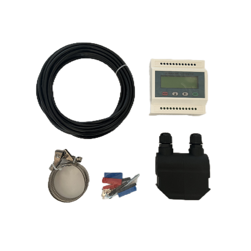 Digital Ultrasonic Flow Meter TDS-100M Stainless Steel LCD Display Multimedium (Water Gas Oil Liquid Air) Flow Sensor OEM