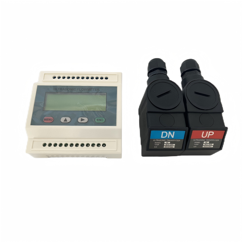 Digital Ultrasonic Flow Meter TDS-100M Stainless Steel LCD Display Multimedium (Water Gas Oil Liquid Air) Flow Sensor OEM